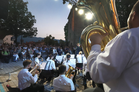 27. poletni večer ob Dnevu državnosti koncert Godbe Cerknica 30 Foto Ljubo Vukelič